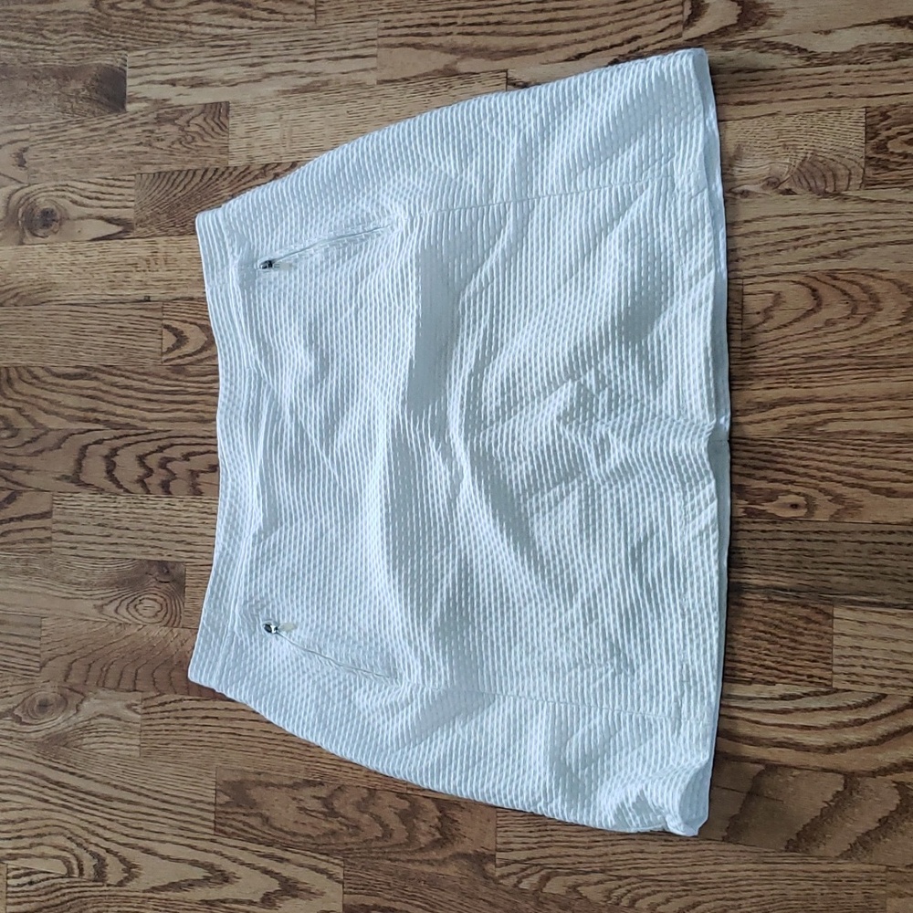 (L) Lopez Textured Neutral Cottagecore Minimalist Golf Sporty Skort Athleisure